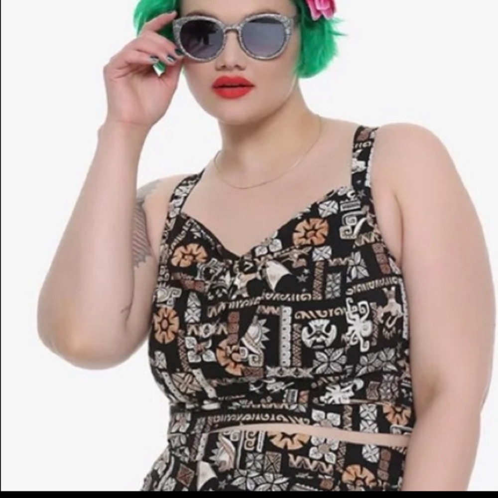 Moana Retro Girls Crop Top